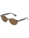 Eyewear Oval Frame Sunglasses Brown Light Havana - RAY-BAN - BALAAN 1