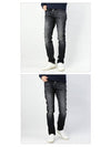 Men's Washed Slim Jeans Black - SAINT LAURENT - BALAAN.