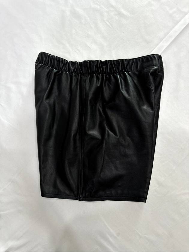 LRG CH Men s Floral Cross Thong Leather Lambskin Shorts - CHROME HEARTS - BALAAN 8