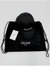 Embroidered Logo Cotton Ball Cap Black - CELINE - BALAAN 8