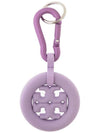 Puffed Up Logo Key Holder Purple - TORY BURCH - BALAAN 4