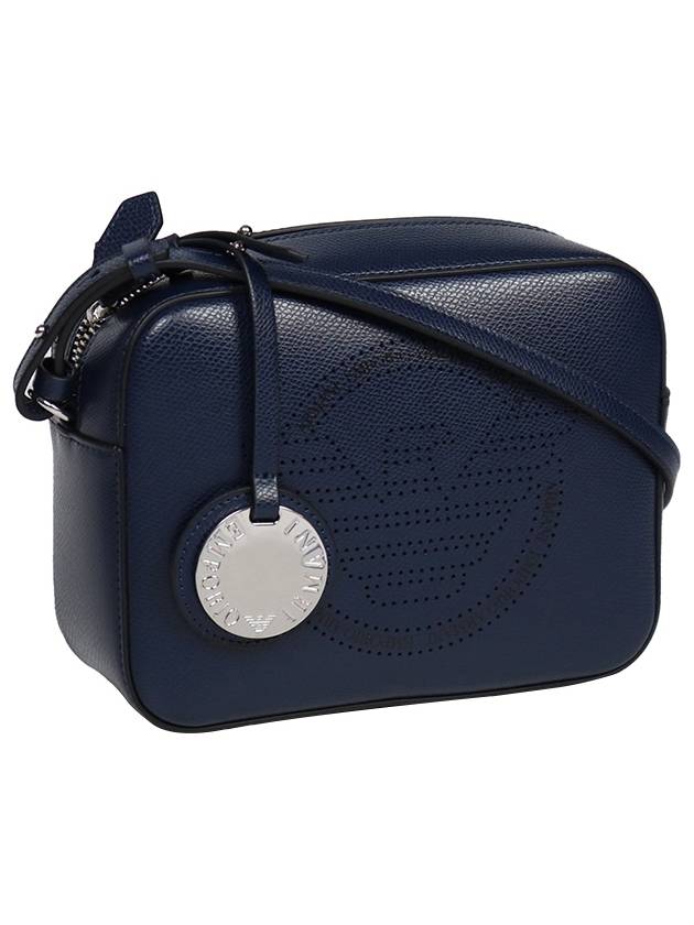 perforated logo cross bag navy - EMPORIO ARMANI - BALAAN 4