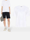 Embossed Logo Women s Cotton Short Sleeve T Shirt 8C00002 89A17 - MONCLER - BALAAN 1