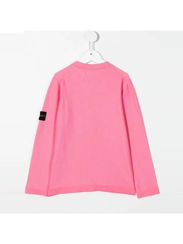 Kids Waffen Crew Neck T Shirt Pink 7616507A4 V0087 - STONE ISLAND - BALAAN 3