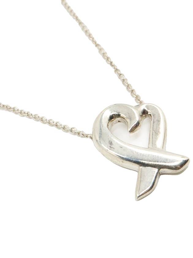 Women s Tiffany Co 925 Sterling Silver Paloma Picasso Loving Heart Pendant Necklace gt Gangbuk used luxury goods - TIFFANY & CO. - BALAAN 6