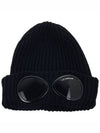 Signature Goggles Wool Beanie Navy - CP COMPANY - BALAAN 10