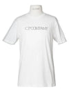 Logo Short Sleeve T-Shirt White - CP COMPANY - BALAAN.