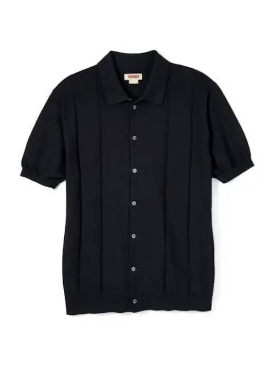 23 HORATIO KNIT POLO BRMAG0146BKNT1 100 short sleeve polo knit - BARACUTA - BALAAN 2