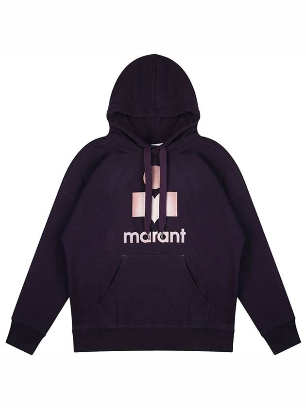 Miley Logo Hoodie Dark Plum Purple - ISABEL MARANT - BALAAN 2