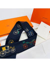 Embroidered Long Twilly A Toute Berline Scarf - HERMES - BALAAN 2