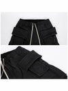 Dark Shadow Porterville Creech Cargo Drawstring Straight Pants Black - RICK OWENS - BALAAN 6