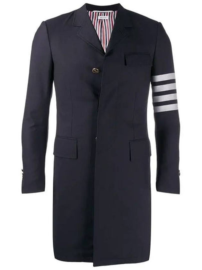 Men's Plain 4 Bar Single Coat Navy - THOM BROWNE - BALAAN 2