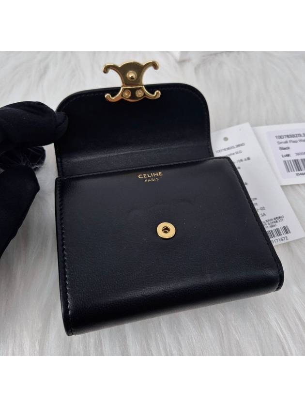 Triomphe Small Flap Women s Wallet Black - CELINE - BALAAN 5