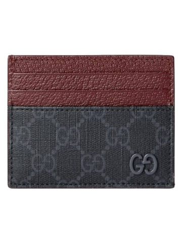 GG Detail Card Wallet Black - GUCCI - BALAAN 1