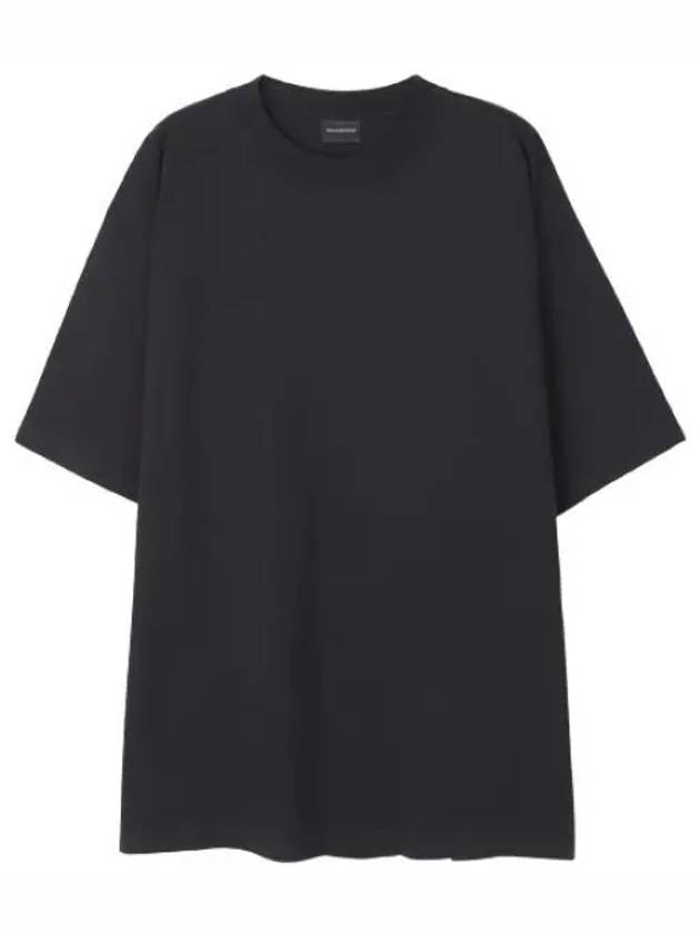 Logo Print Short Sleeve T-Shirt Black - BALENCIAGA - BALAAN 2