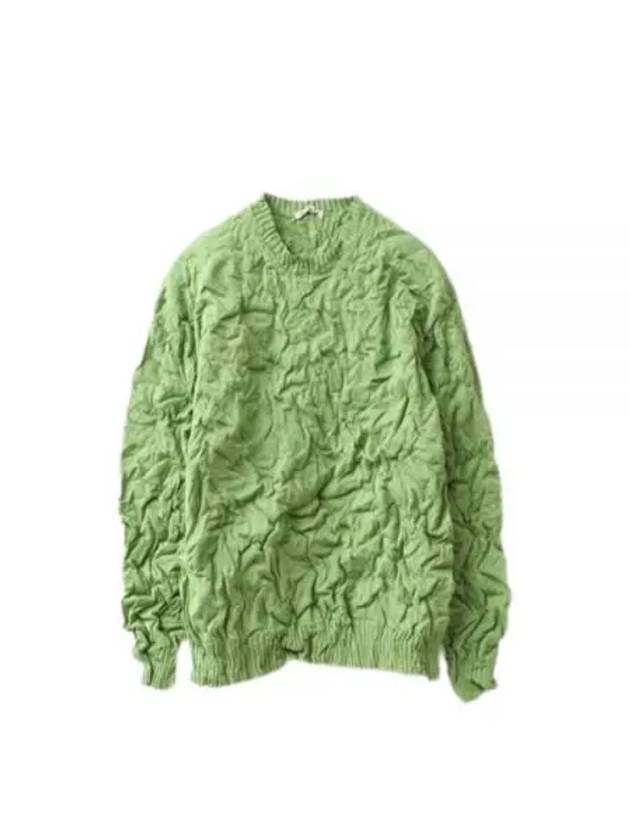 24 WRINKLED DRY COTTON KNIT PO SAGE GREEN A24SP02CS Wrinkle pullover - AURALEE - BALAAN 1