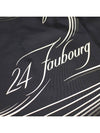 100 SILK BLACK 24 FAUBOURG 90 SCARF - HERMES - BALAAN 6