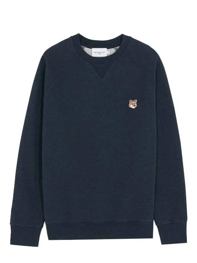 Fox Head Patch Classic Sweatshirt Navy Melange - MAISON KITSUNE - BALAAN 2