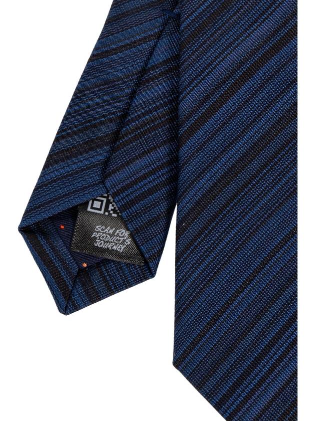 Paul Smith Silk Tie, Men's, Navy Blue - PAUL SMITH - BALAAN 4