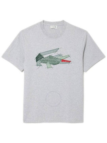 Lacoste Crocodile Graphic Cotton T Shirt Brand Size 6 X Large - LACOSTE - BALAAN 1