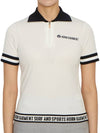 Women's Logo Short Sleeve PK Shirt White - HORN GARMENT - BALAAN 2