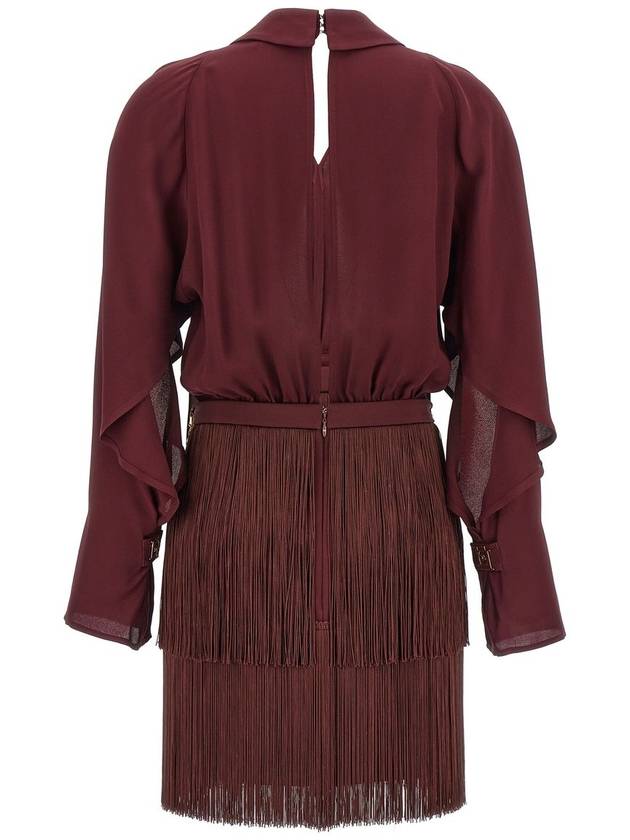 Elisabetta Franchi Fringed Dress - ELISABETTA FRANCHI - BALAAN 2