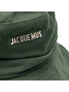 Le Bob Gajo Bucket Hat Dark Green - JACQUEMUS - BALAAN 7