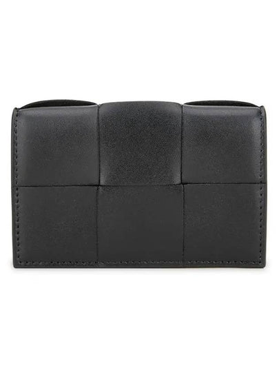 Cassette Business Card Wallet Black - BOTTEGA VENETA - BALAAN 2