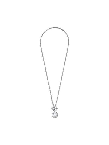 Clou de Selle Amulette Sterling Pendant Necklace Silver - HERMES - BALAAN 1