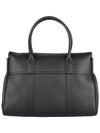 Small Bayswater Classic Grain Tote Bag Black - MULBERRY - BALAAN 5