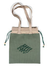 Women's Rattan Logo Knit Bag Green I1WB01GR - IOEDLE - BALAAN 3