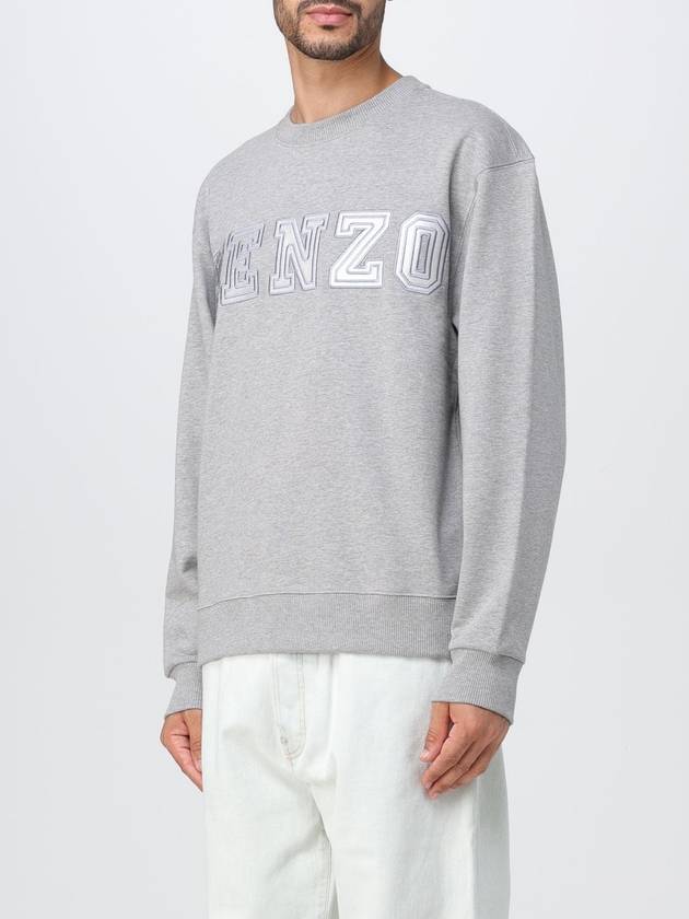 Kenzo cotton sweatshirt with logo - KENZO - BALAAN 4