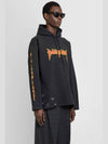 Logo Printed Hoodie Black - BALENCIAGA - BALAAN 4