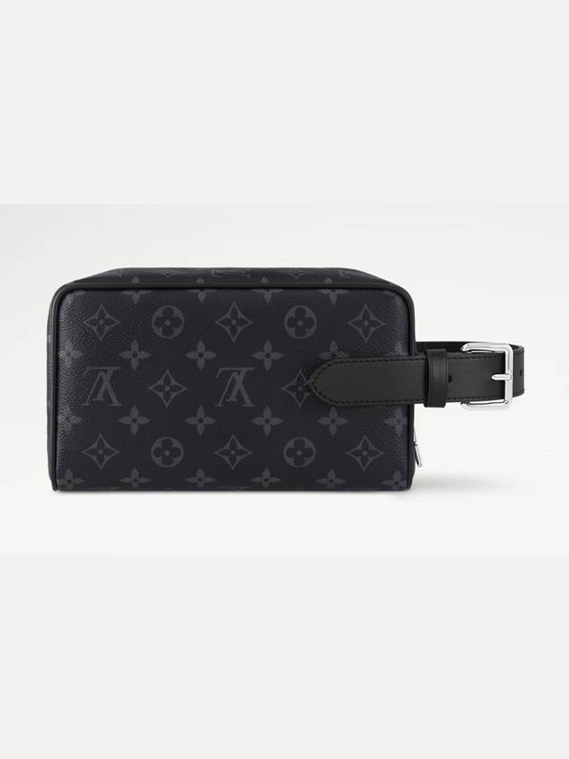 Trousse Toilette Locker Dopp Kit Monogram Eclipse Pouch Bag Black - LOUIS VUITTON - BALAAN 6