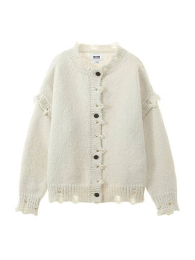 Oversized Cardigan Ivory - ULKIN - BALAAN 1