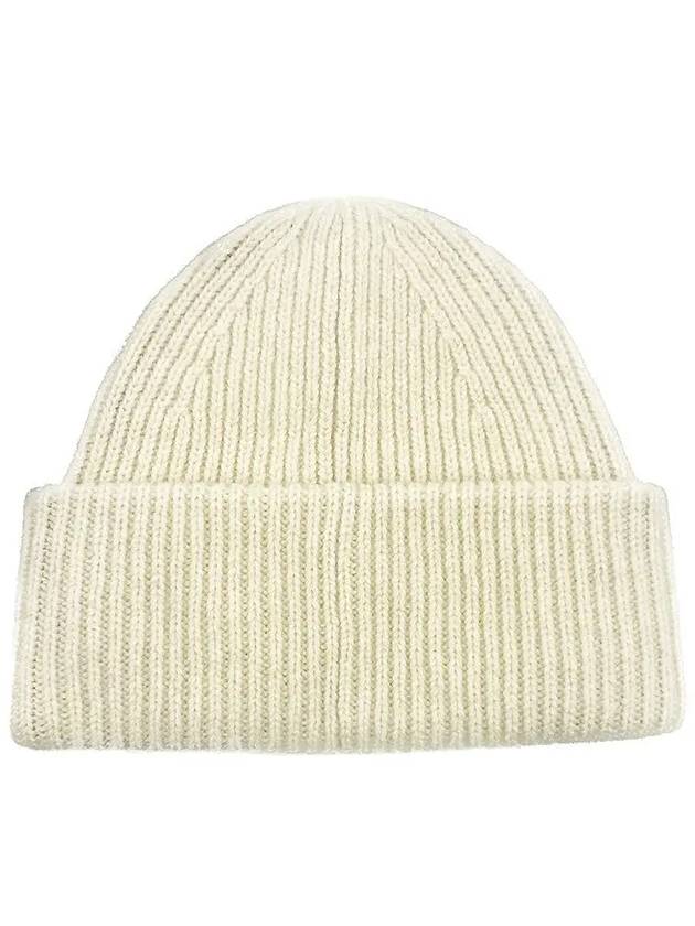 Small Face Logo Beanie Oatmeal Melange - ACNE STUDIOS - BALAAN 3