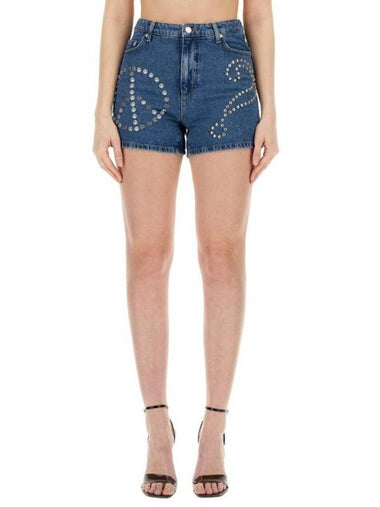 short pants 03013735 1282 BLUE - MOSCHINO - BALAAN 1