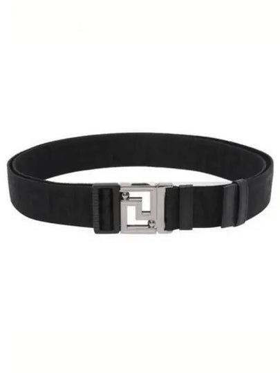 Reversible Allover Belt Black - VERSACE - BALAAN 2