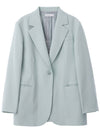 Women's Wool Gabardine 100% Roxanda Jacket Mint - RS9SEOUL - 4