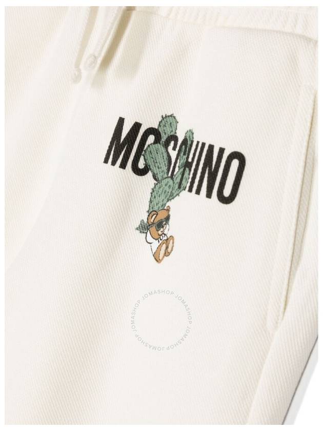 Moschino Logo-Print Pique Cotton Track Pants, Size 6 - MOSCHINO - BALAAN 3