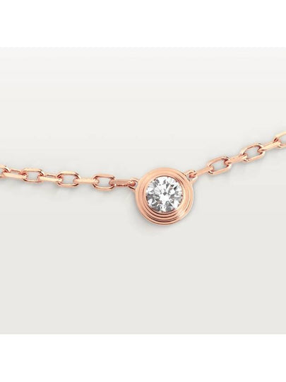 D'amour Necklace Small Model Rose Gold Diamond - CARTIER - BALAAN 2