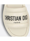 Every-D Embossed Lambskin Slippers White - DIOR - BALAAN 6