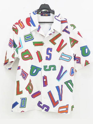 RM212 Monogram Printing Short Sleeve Men s Shirt XL - LOUIS VUITTON - BALAAN 1