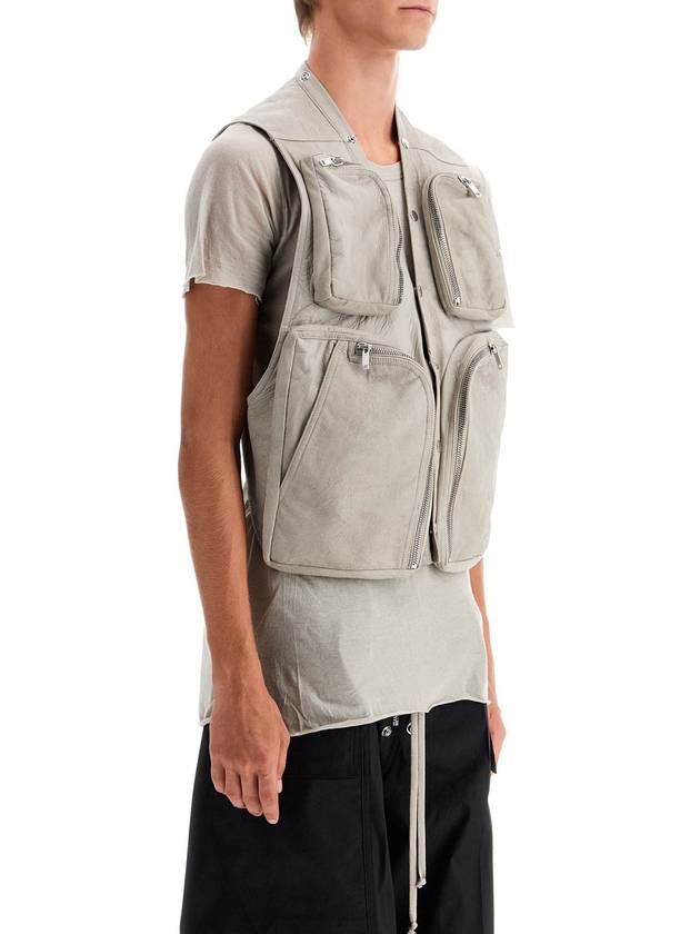 nappa leather cargo vest for - RICK OWENS - BALAAN 2