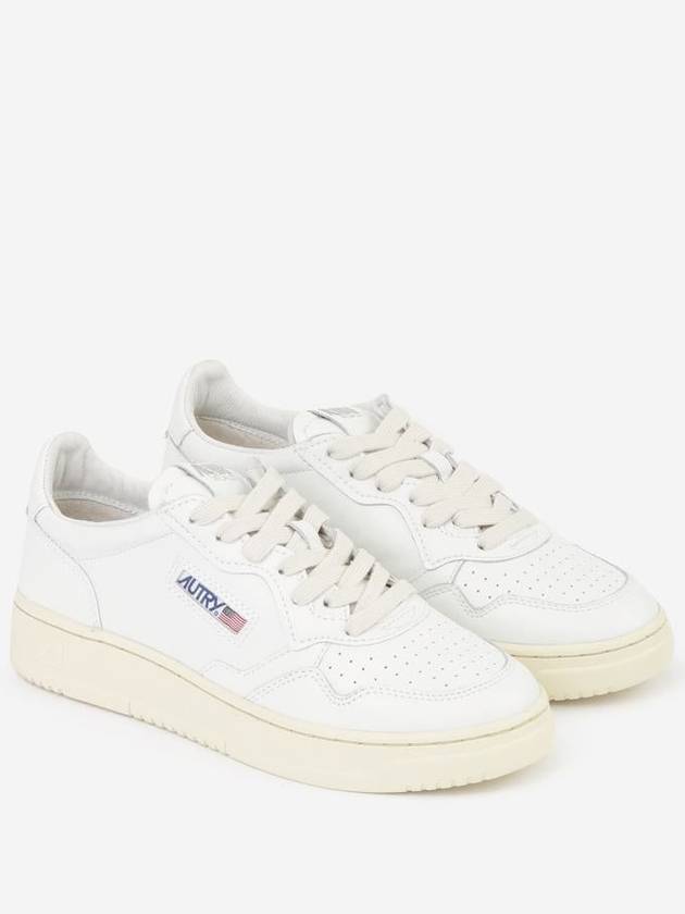 Medalist Leather Low Top Sneakers White - AUTRY - BALAAN 4