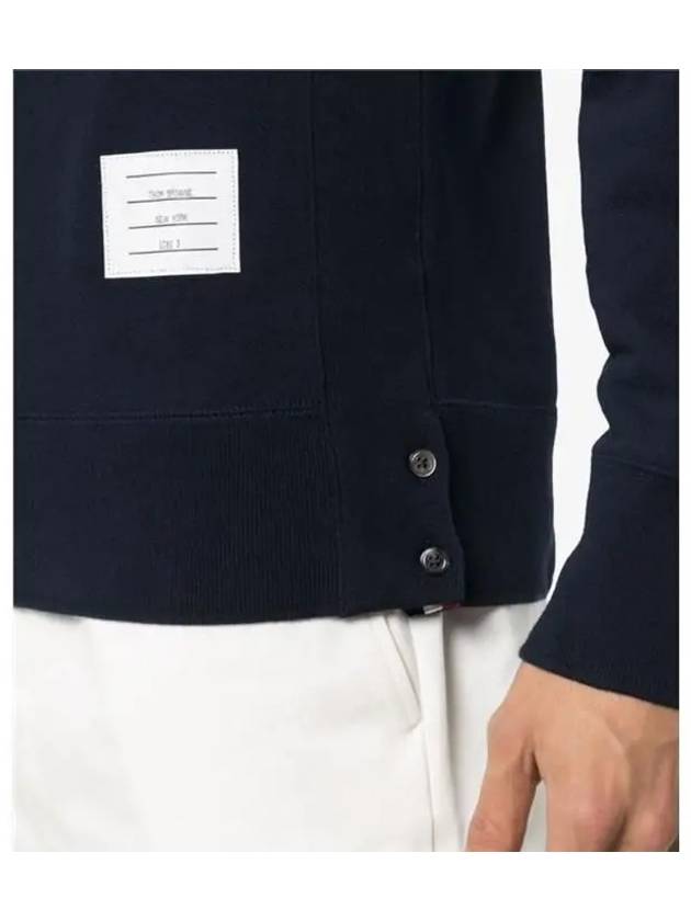 4 Bar Loopback Jersey Sweatshirt Navy - THOM BROWNE - BALAAN 5