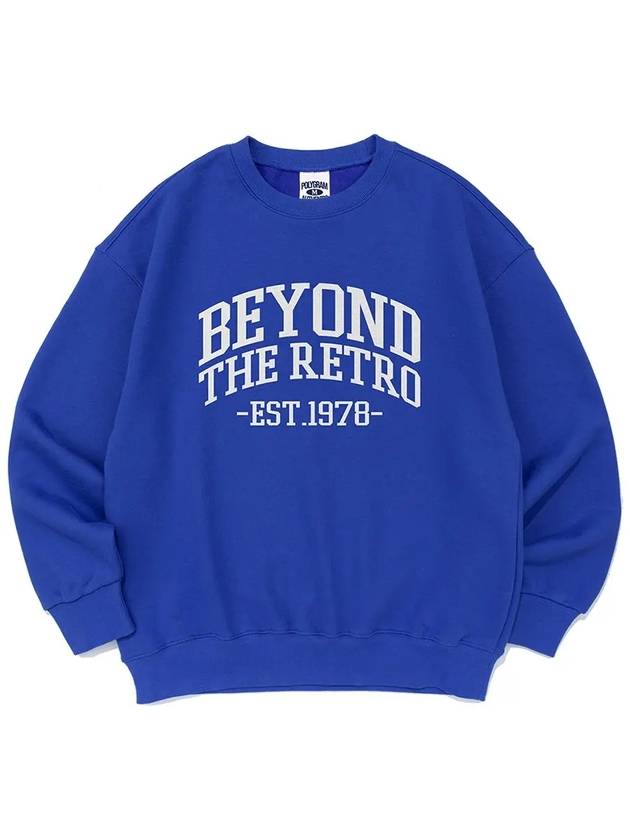 SLOGAN ARCH SWEATSHIRTS BLUE - POLYGRAM - BALAAN 4