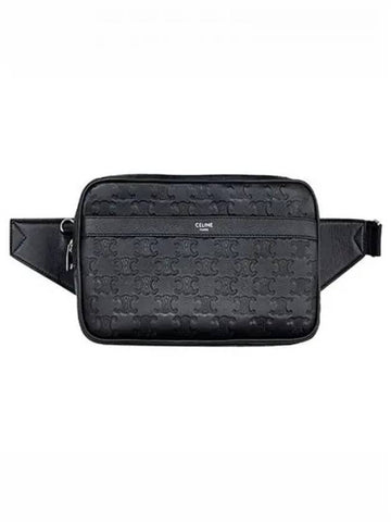 Trioperogo embossed belt bag black 270526 - CELINE - BALAAN 1