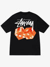 Dice OutShort Sleeve T-Shirt Black - STUSSY - BALAAN 2