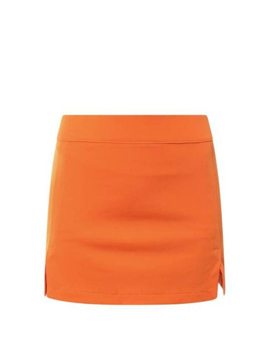 Women's Amelie H Line Skirt Orange - J.LINDEBERG - BALAAN 1